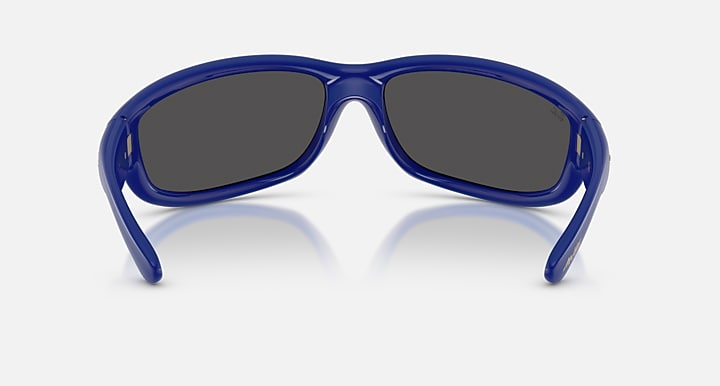 Ray-Ban ULTRA WRAP 003 NEXT GENERATION COLLECTION Blue with Ultra Black Solid Color lenses - Back