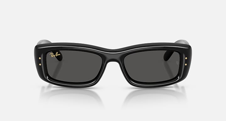 Ray-Ban KILIANE PUFFER Black with Ultra Black Solid Color lenses - Front