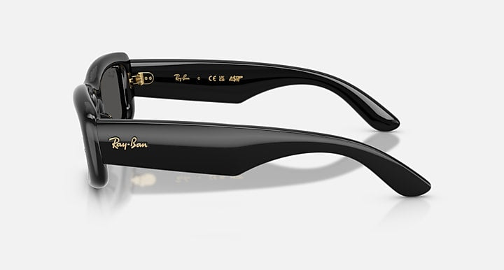 Ray-Ban KILIANE PUFFER Black with Ultra Black Solid Color lenses - Lateral