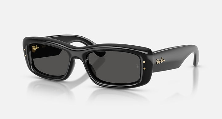 Ray-Ban KILIANE PUFFER Black with Ultra Black Solid Color lenses - Quarter