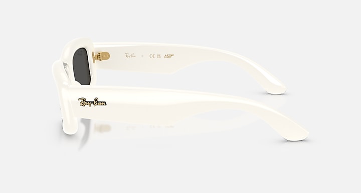 Ray-Ban KILIANE PUFFER Full Cream with Ultra Black Solid Color lenses - Lateral