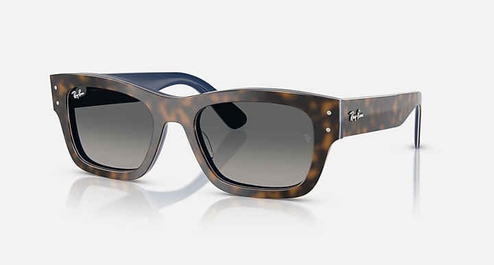 Ray-Ban JOSEPH Havana Grey On Gradient Blue with Gradient Grey Gradient lenses - Quarter