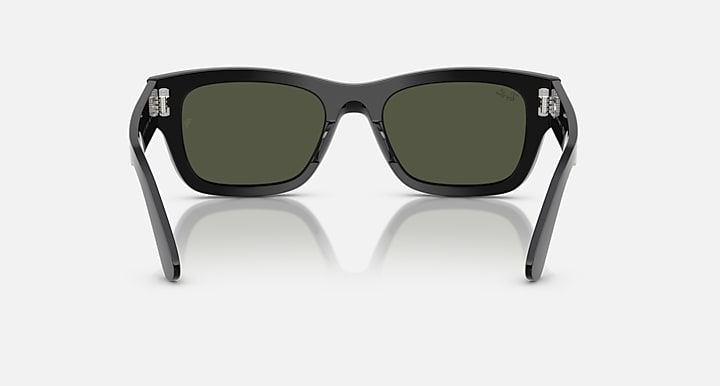 Ray-Ban JOSEPH Black with Green Solid Color lenses - Back