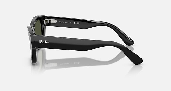Ray-Ban JOSEPH Black with Green Solid Color lenses - Lateral