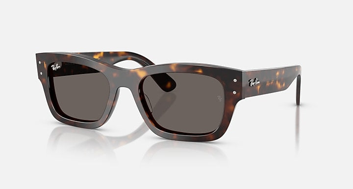 Ray-Ban JOSEPH Havana with Dark Grey Solid Color lenses - Quarter