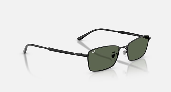 Ray-Ban RB8069D TITANIUM Black with Dark Green Solid Color lenses - Alternative