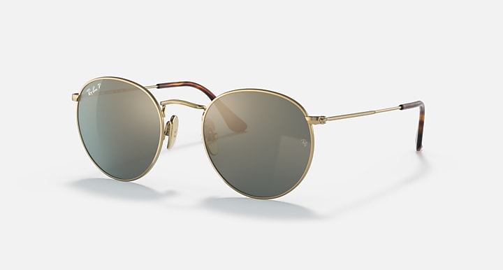 Ray-Ban ROUND TITANIUM As shown with As shown lenses - Quarter