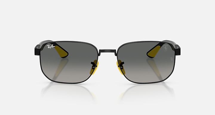 Ray-Ban RB8329M SCUDERIA FERARRI COLLECTION Black; Matte Black with Grey Gradient Gradient lenses - Front