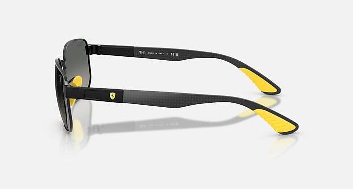 Ray-Ban RB8329M SCUDERIA FERARRI COLLECTION Black; Matte Black with Grey Gradient Gradient lenses - Lateral