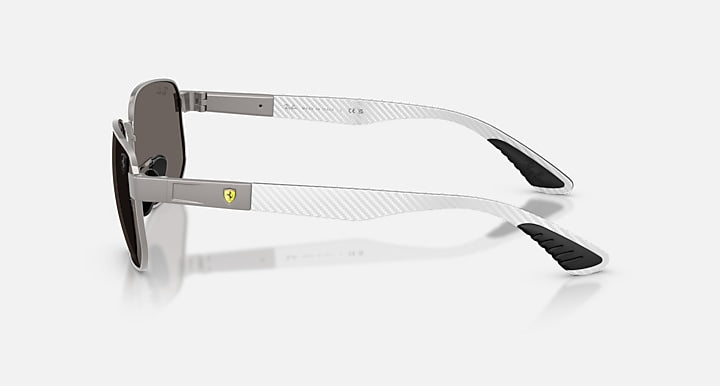Ray-Ban RB8329M SCUDERIA FERARRI COLLECTION Gunmetal with Dark Grey Solid Color lenses - Lateral