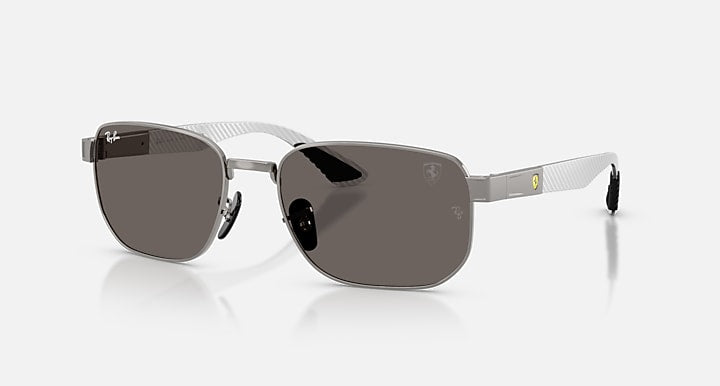 Ray-Ban RB8329M SCUDERIA FERARRI COLLECTION Gunmetal with Dark Grey Solid Color lenses - Quarter