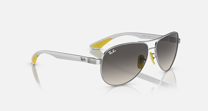 Ray-Ban RB8331M SCUDERIA FERRARI COLLECTION Silver; Light Carbon with Grey Gradient lenses - Alternative