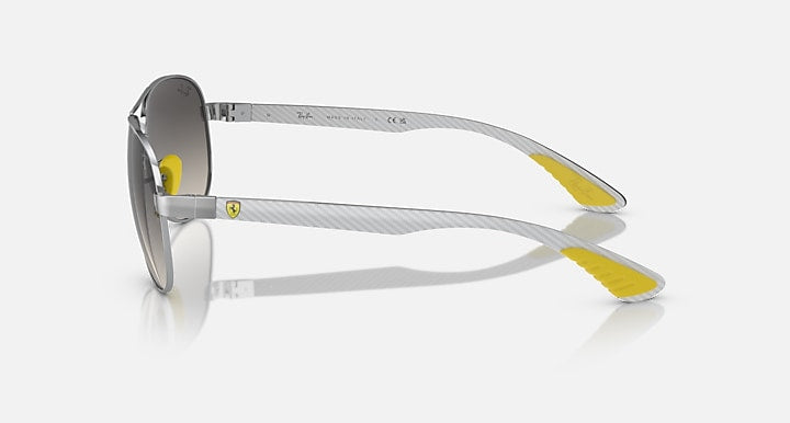Ray-Ban RB8331M SCUDERIA FERRARI COLLECTION Silver; Light Carbon with Grey Gradient lenses - Lateral