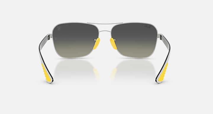 Ray-Ban RB8336M SCUDERIA FERRARI COLLECTION Silver; Light Carbon with Grey Gradient Gradient lenses - Back