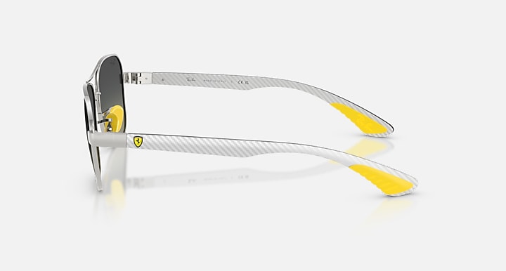 Ray-Ban RB8336M SCUDERIA FERRARI COLLECTION Silver; Light Carbon with Grey Gradient Gradient lenses - Lateral