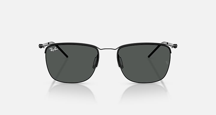 Ray-Ban RB8550 Black with Dark Grey Solid Color lenses - Front