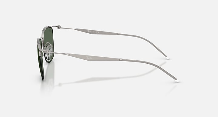 Ray-Ban RB8550 Gunmetal with Dark Green Solid Color lenses - Lateral