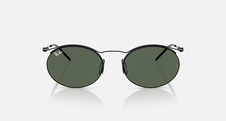 Ray-Ban RB8551 Black with Dark Green Solid Color lenses - Front