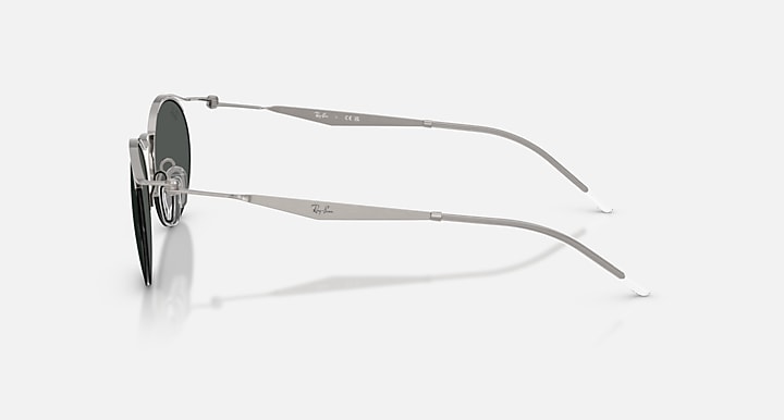 Ray-Ban RB8551 Gunmetal with Dark Grey Solid Color lenses - Lateral