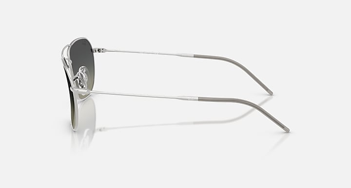 Ray-Ban CARAVAN REVERSE Silver with Grey Gradient Gradient lenses - Lateral