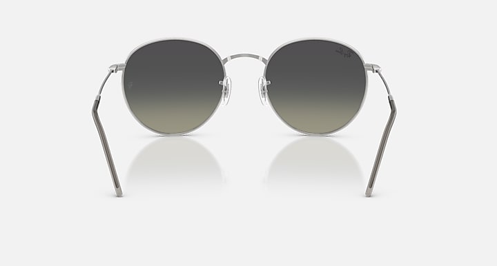 Ray-Ban ROUND REVERSE Silver with Grey Gradient Gradient lenses - Back
