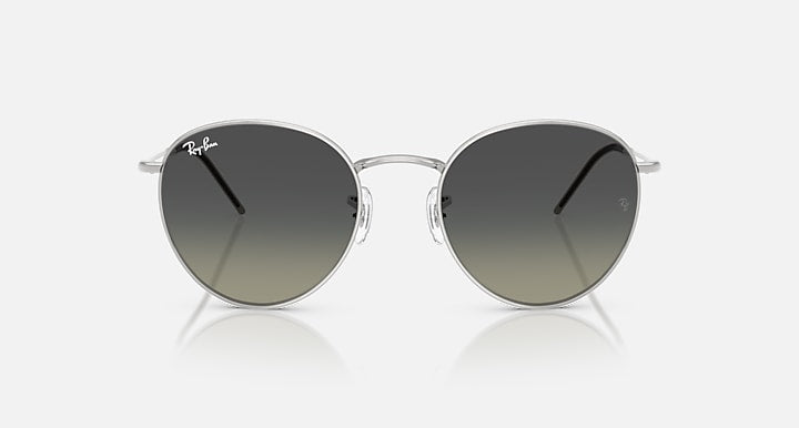 Ray-Ban ROUND REVERSE Silver with Grey Gradient Gradient lenses - Front