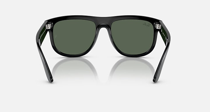 Ray-Ban BOYFRIEND REVERSE Black with G-15 Green Solid Color lenses - Back