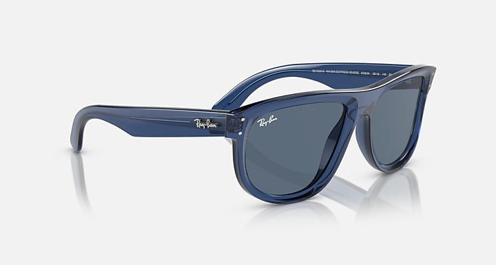 Ray-Ban BOYFRIEND REVERSE Transparent Navy Blue with Blue Solid Color lenses - Alternative
