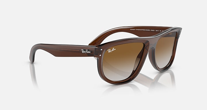 Ray-Ban BOYFRIEND REVERSE Transparent Brown with Brown Gradient lenses - Alternative