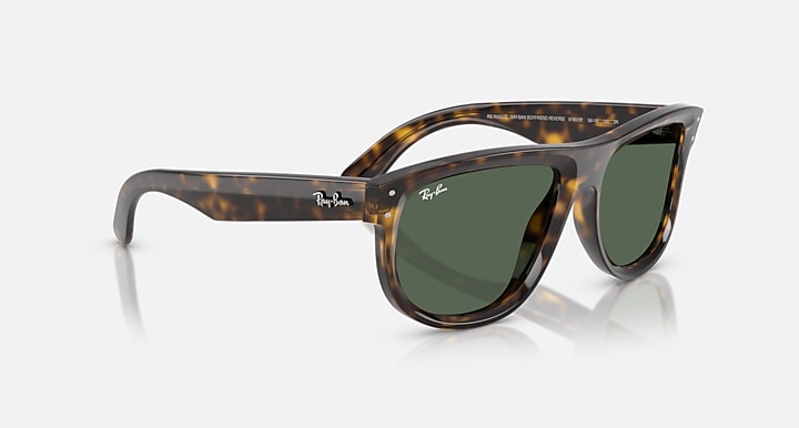 Ray-Ban BOYFRIEND REVERSE Dark Havana with Dark Green Solid Color lenses - Alternative