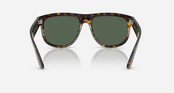 Ray-Ban BOYFRIEND REVERSE Dark Havana with Dark Green Solid Color lenses - Back