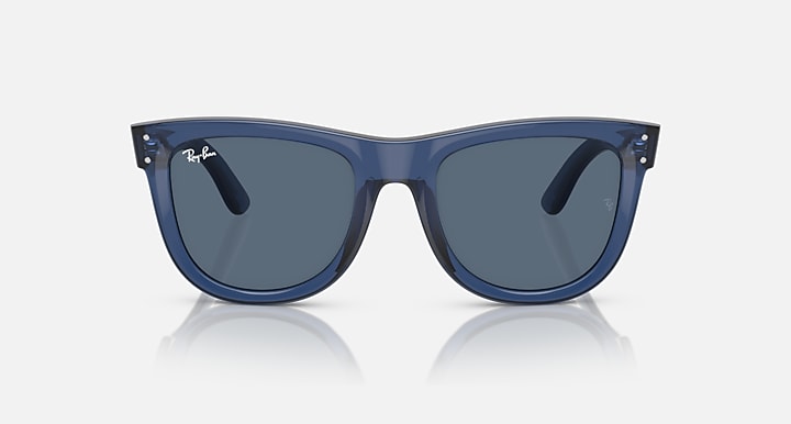 Ray-Ban WAYFARER REVERSE Transparent Navy Blue with Dark Blue Solid Color lenses - Front