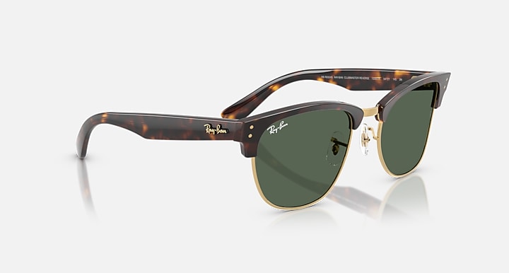 Ray-Ban CLUBMASTER REVERSE Havana with Dark Green Solid Color lenses - Alternative
