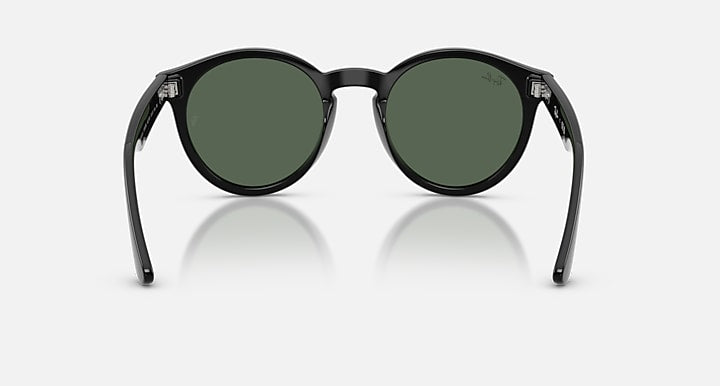 Ray-Ban 2180 REVERSE Black with Dark Green Solid Color lenses - Back
