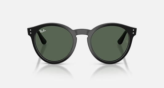 Ray-Ban 2180 REVERSE Black with Dark Green Solid Color lenses - Front