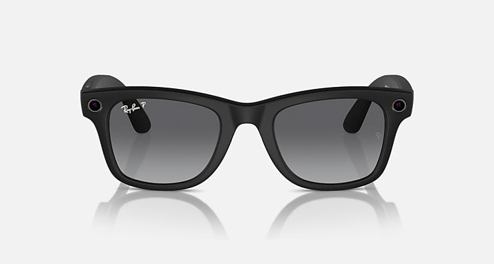 Ray-Ban RAY-BAN META WAYFARER - GEN 1 Black with Graphite Polarized Gradient lenses - Front