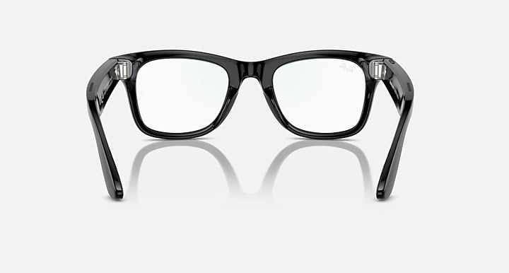Ray-Ban RAY-BAN META WAYFARER - GEN 1 Black with Clear Blue-Violet Light Filter lenses - Back