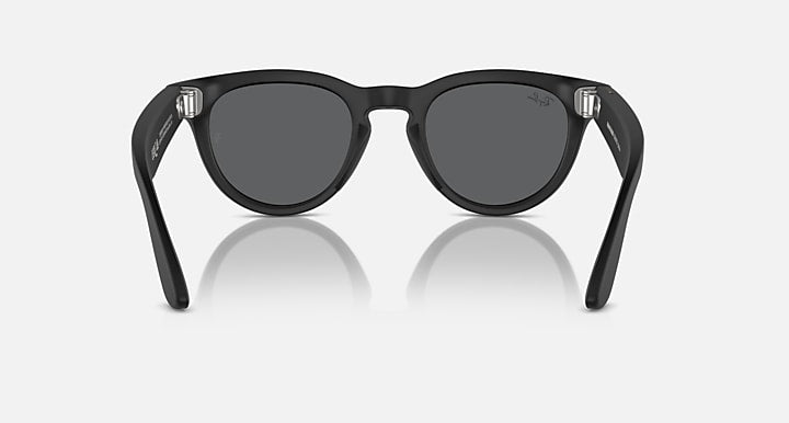 Ray-Ban RAY-BAN META HEADLINER - GEN 1 Black with Charcoal Black Solid Color lenses - Back