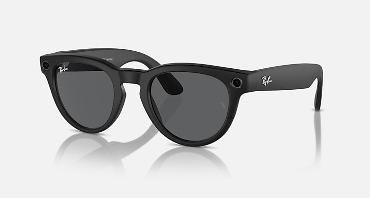 Ray-Ban RAY-BAN META HEADLINER - GEN 1 Black with Charcoal Black Solid Color lenses - Quarter