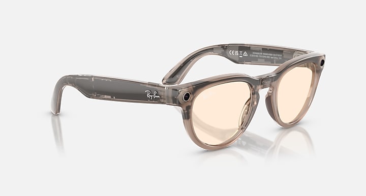 Ray-Ban RAY-BAN META HEADLINER - GEN 1 Warm Stone with Clear/Saffron Yellow Transitions® lenses - Alternative