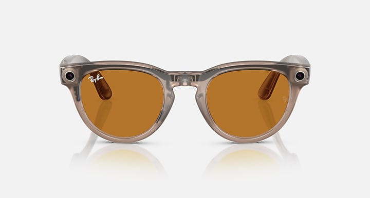 Ray-Ban RAY-BAN META HEADLINER - GEN 1 Warm Stone with Clear/Saffron Yellow Transitions® lenses - Alternative