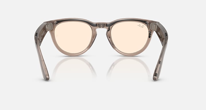 Ray-Ban RAY-BAN META HEADLINER - GEN 1 Warm Stone with Clear/Saffron Yellow Transitions® lenses - Back