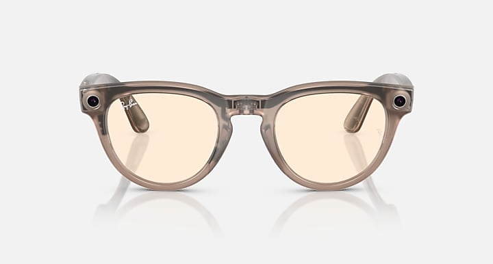 Ray-Ban RAY-BAN META HEADLINER - GEN 1 Warm Stone with Clear/Saffron Yellow Transitions® lenses - Front