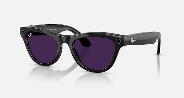 Ray-Ban RAY-BAN META SKYLER - GEN 1 Black with Clear/Amethyst Transitions® lenses - Alternative