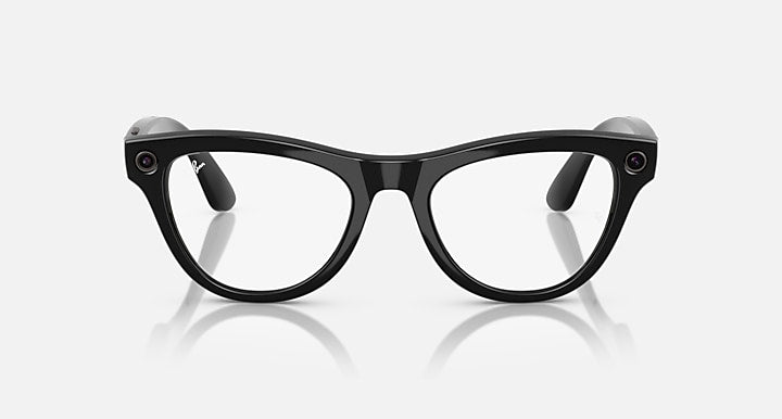 Ray-Ban RAY-BAN META SKYLER - GEN 1 Black with Clear/Amethyst Transitions® lenses - Front