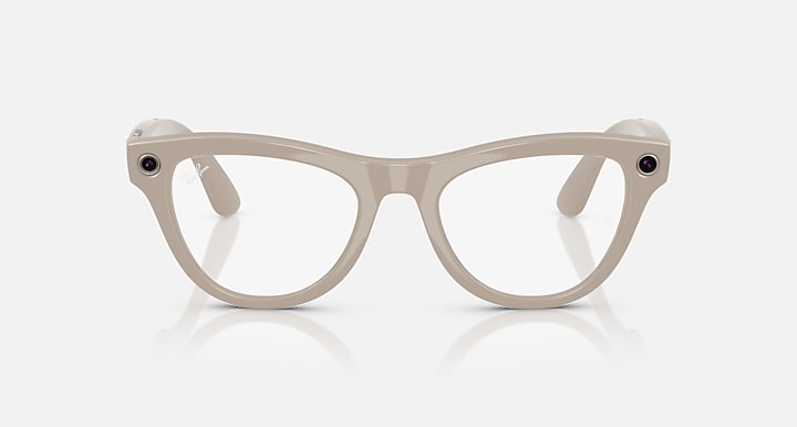 Ray-Ban RAY-BAN META SKYLER - GEN 1 Chalky Gray with Clear/Sapphire Transitions® lenses - Front