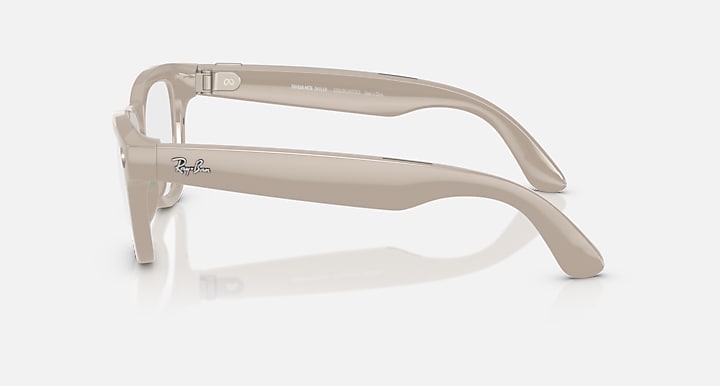 Ray-Ban RAY-BAN META SKYLER - GEN 1 Chalky Gray with Clear/Sapphire Transitions® lenses - Lateral