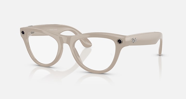 Ray-Ban RAY-BAN META SKYLER - GEN 1 Chalky Gray with Clear/Sapphire Transitions® lenses - Quarter