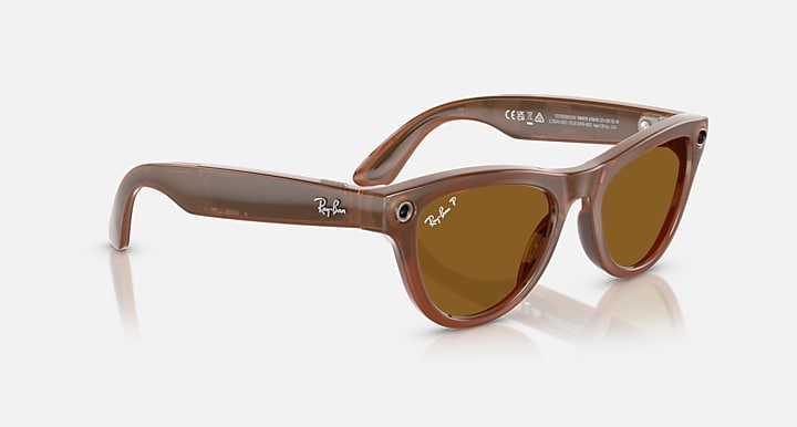 Ray-Ban RAY-BAN META SKYLER - GEN 1 Caramel with Brown Polarized Solid Color lenses - Alternative