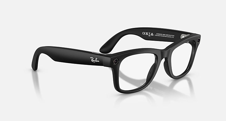 Ray-Ban RAY-BAN META WAYFARER - GEN 2 Black with Clear Blue-Violet Light Filter lenses - Alternative